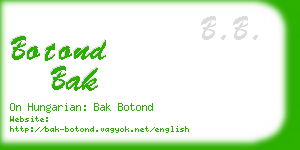botond bak business card